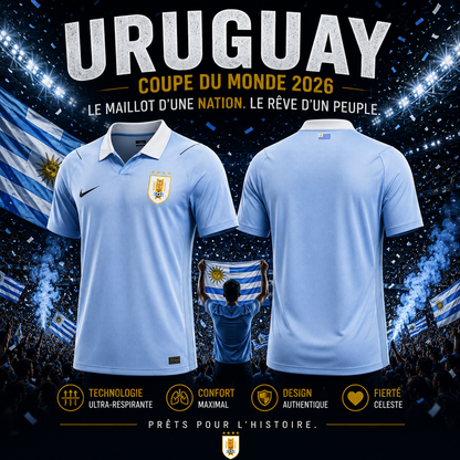 Maillot de l'Uruguay Officiel